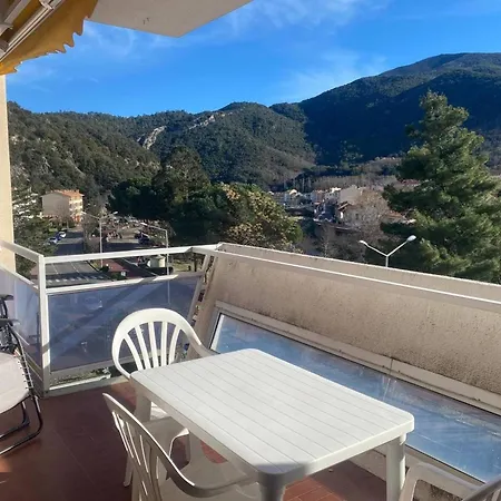 F2 Avec Parking, Terrasse & Wifi A Amelie-les-bains, Animaux Acceptes - Fr-1-703-53 Amélie-les-Bains-Palalda
